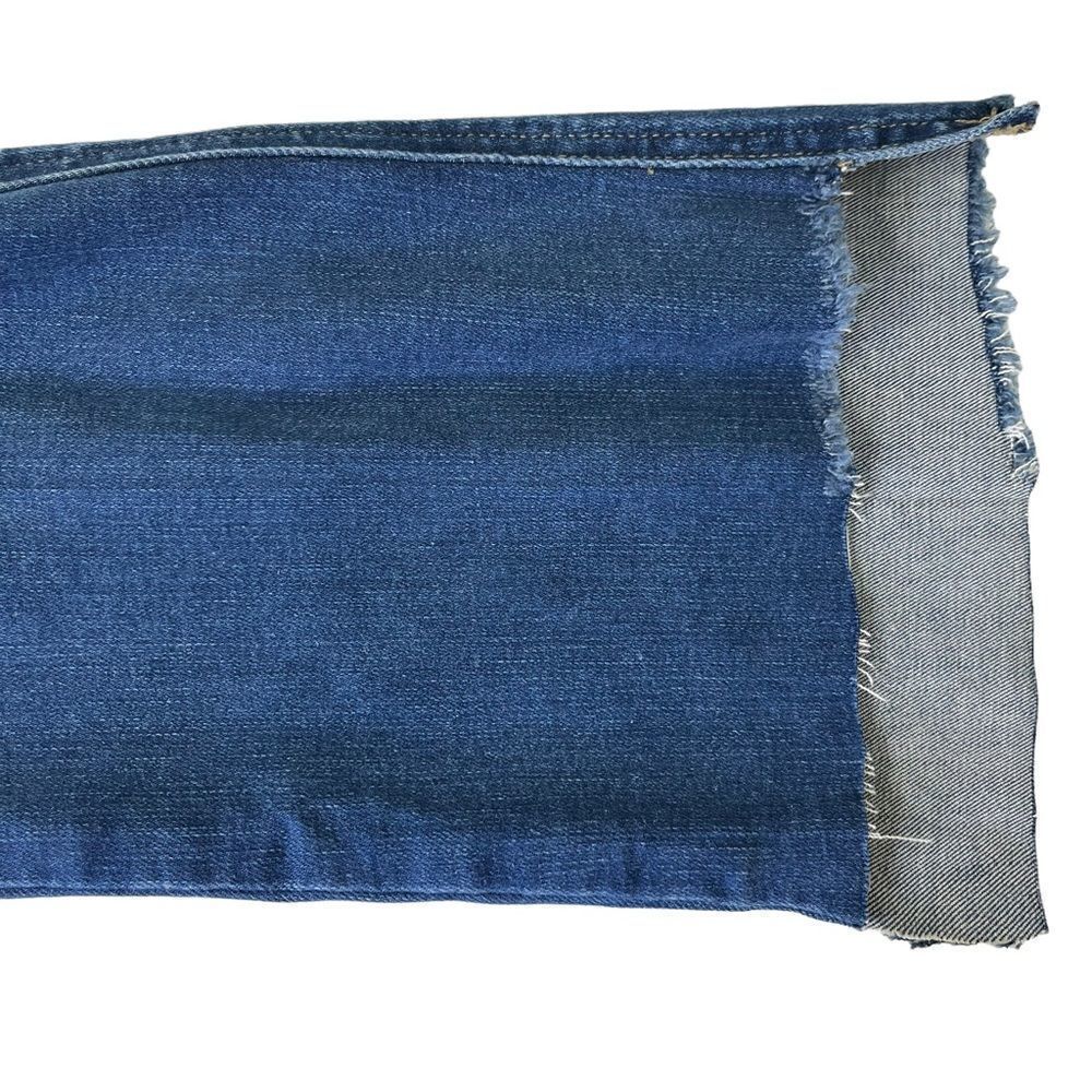 Frame Le Crop Mini Boot in Decades Blue Rips Size 26 - Picture 9 of 16